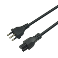 Conector de cabo de laptop de cabo de alimentação de 3 pinos